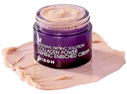 [Mizon] Crema Arricchita con Collagene Marino (50ml) Cura della pelle coreana, collagene marino ricco al 54%, cura intensiva antietà e linee sottili (Collagen Power Firming Enriched Cream)