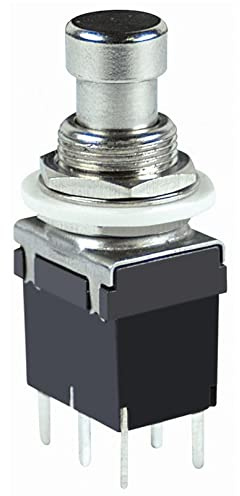 Deviatore bipolare a pulsante per circuito stampato, 250V 2A