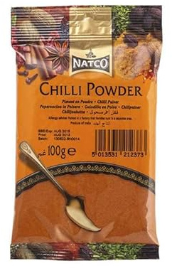 Chile en polvo puro 100 g tipo cayena Picante intenso y color rojo vivo para currys, guisos, marinados y salsas Bolsa especia molida