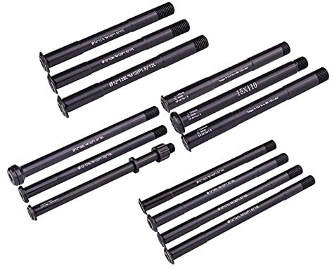 Fahrrad Steckachse,Fahrrad Steckachse Vorderrad MTB Thru Axle Rennradwelle Vordere Nabe Hintere Nabenspindel 12mm 15mm Radachse Nabenwelle 15x100 12x142 12x100 12x148 15x110 ( Color : 12x175LxM12(P1.7