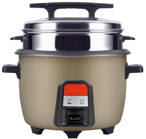 Vecchio stile Cuociriso/Cuociriso Commerciale Di Grande Capacità Con Vaporiera/Pentola Interna Antiaderente, for Ristorante/Hotel/Mensa/Cantiere(19L-3000W)