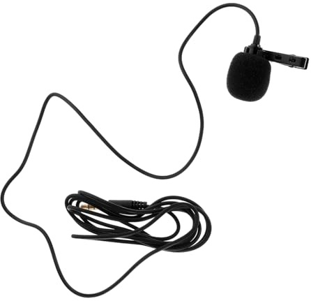 DECHOUS Lavalier Condenser Microphone Omnidirectional with Noise Reduction and Plastic Alloy Build Professional Recording Mic for Podcast, Remote Teaching, and Outdoor Activities