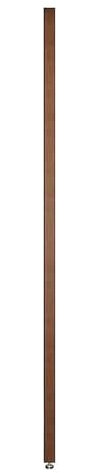 Massivholz-Raumteiler, vertikale Holzpaneel-Trennwand, Boden- und Deckenlatten, stilvoller Wohnzimmer-Trenner, 120 cm