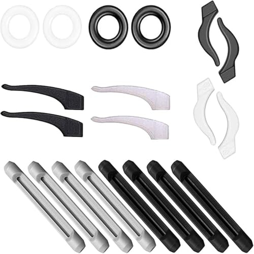 Eyeglasses Ear Gripper Anti-Slip Glasses Hook Holder Nose Pad Sunglasses Reading Eyewear Temple Tips Sleeve Retainer Silicone Extender