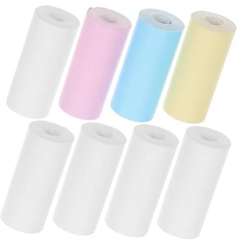 SEWACC 18 Rouleaux Papier Thermique Autocollant pour Imprimante de Poche Compatible Appareils Photo Instantanés Garçon Fille Impression Nette et Précise Papier Photo Multiusage