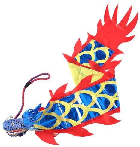 DOITOOL Décorations de Dragon pour Nouvel an Chinois Déguisement Garçon Fille Figurine de Dragon avec Corde Suspendue Décoration de Fête pour Nouvel an Chinois