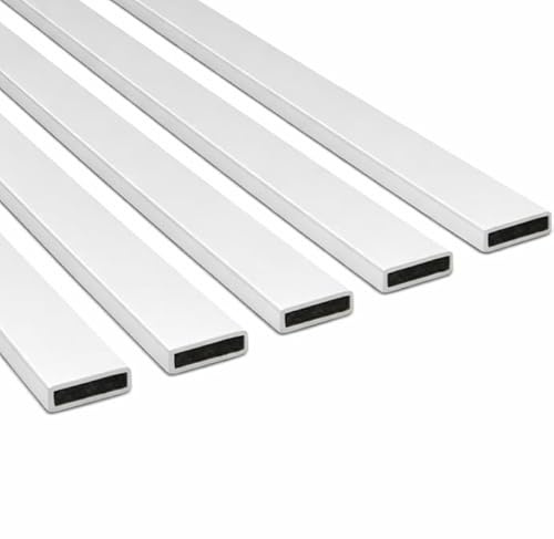 Exitex Intumescent 60 Minute Fire Seal Strips, 5 Pack, 1050x15x4mm (White) | Fire only tested to BS 476-22 & BS EN 1634-1. Self-adhesive, heat activated. For internal fire doors.