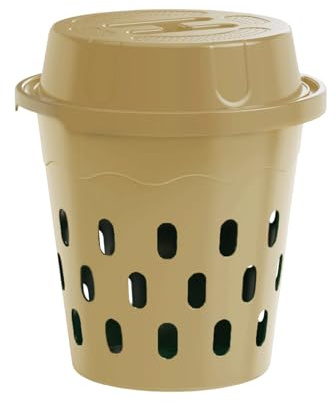 Composteur enterré - avec Trous d'aération,bac de lombricomposteur à enterrer - pour Jardin, Potager surélevé, parcelle de légumes, pépinière, Ferme, Parc, débutant et