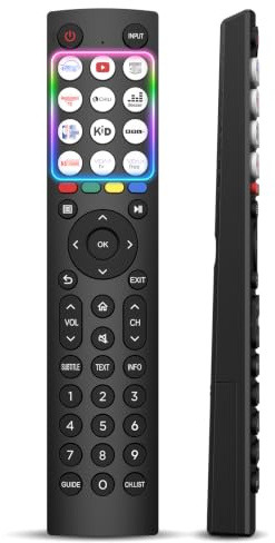 Fjärrkontroll för Hisense-fjärrkontroll, universell ersättning för alla Hisense Smart TV-fjärrkontroll original (1)