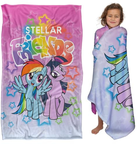 My Little Pony Stellar Friends Silky Touch Super Soft Throw Blanket 91 x 147 Cm