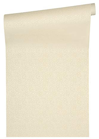 Architects Paper Textiltapete Di Seta Tapete geometrisch 10,05 m x 0,70 m beige braun Made in Germany 366672 36667-2