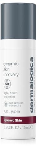 Dermalogica Dynamic Skin Recovery SPF50, Anti-Aging Face Sunscreen Moisturizer, Medium-Weight Non-Greasy Broad Spectrum, 0.5 Fl Oz
