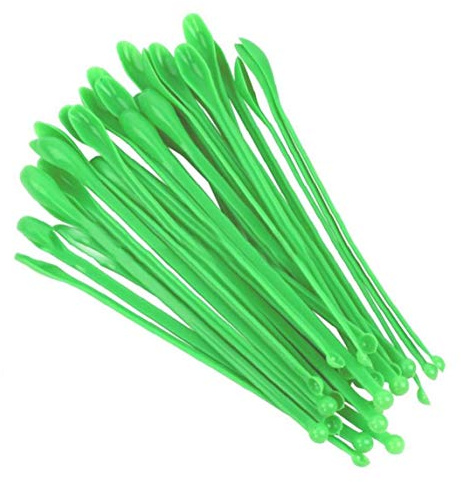 Angoter 1 Juego De Plástico Durable De Muestreo De Cucharas Laboratorio De Mezcla Espátulas De Laboratorio para La Escuela Cucharadas Restaurante Laboratorio De Inicio De La Tienda Verde