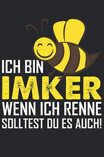 Imker Tagebuch: Stockkarten und Notizbuch (2 in 1) für alle Imker und Bienenzüchter I handliches 6x9 Format I Motiv: Bin Imker 7