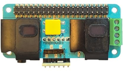 Sound Card for Raspberry PI5 All Models Pi4 / Pi Zero / Pi3 / Pi3B / Pi3B / Better Quality Than USB (Mic_V3)