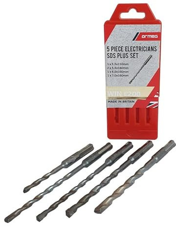 Armeg 5 Piece Electricians SDS Plus Set