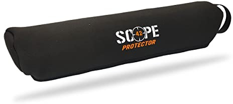 HUNT-G61 Neopren-Abdeckung für Nachtsicht Zielfernrohr Ø40-42 – Scope Protector 42 – für Jagdoptik - 32,5 x 7 x 2 cm - Schwarz