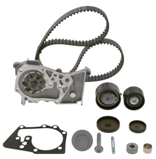 BOSCH Wasserpumpe + Zahnriemensatz 1987946390 | Kompatibel mit: DACIA DUSTER, DUSTER Kasten/SUV, LOGAN, LOGAN MCV, SANDERO, NISSAN KUBISTAR Kasten, RENAULT CLIO II