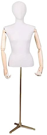 Schneiderpuppen Weiblicher Schaufensterpuppen-Torso, klassischer Schaufensterpuppen-Körper, Damen-Halbkörper-Männchen-Kleidungsmodelle, Schaufensterpuppen mit samtiger Oberfläche leicht tragbar