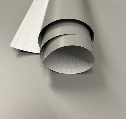 Vgoltd Furniture Vinyl Wrap Self Adhesive Matte Contact Paper – Waterproof Cabinet & Cupboard Wrap Film for Kitchen Cabinets, Wardrobes, Furniture Covering Roll (Light Grey, 30 x 200 cm)