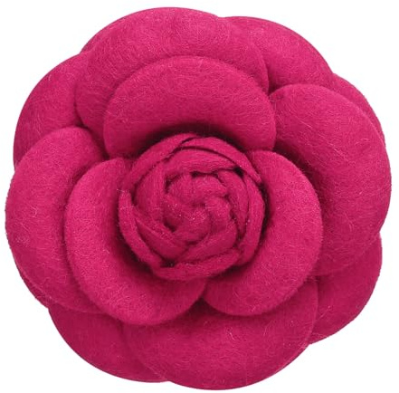 PATIKIL Camellia Blumenbroschen, Vintage Stoffblumenbroschen handgefertigte florale Anstecknadeln für Damen Hut Kleid Hemd Krawatte