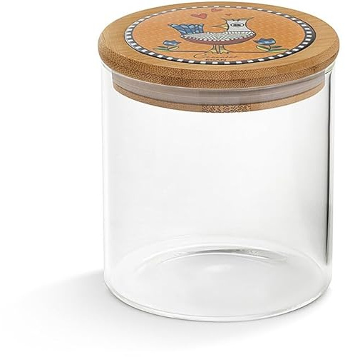 Egan Barattoli Collezione Cocoricò. Oggetto Realizzato in Vetro - Legno - Ceramica Arancione. Dimensione: 10x12 cm. La referenza è 228053