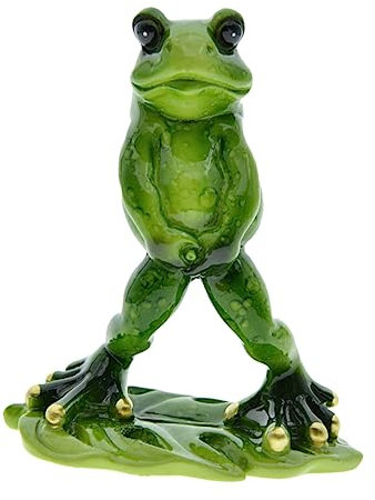 Cabilock Lot De 2 Décorations en Résine Représentant Une Grenouille Qui Fait Pipi Idéales pour La Maison