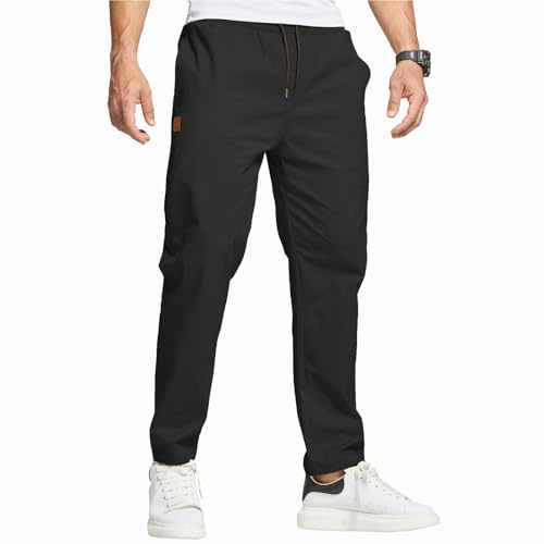 ZOXOZ Men Casual Chino Trousers Joggers for Men Work Trousers Tracksuit Bottoms