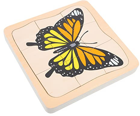 UPKOCH Holzpuzzles Für Kinder 1 Set Puzzlespielzeug Mit Glatten Kanten Sicher Für Kinderspielzeug