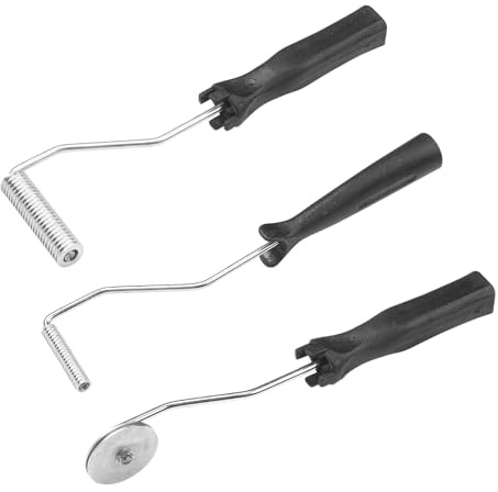 Kit de 3 Rouleaux en Fibre de Verre Ensemble de Rouleaux en Fibre de Verre Professionnels, Kit D'outils à Bulles en Fibre de Verre 3 Pièces pour Résine de Moulage, Efficace,