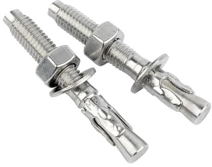 M6 M8 M10 M12 M16 304 Edelstahl Expansion Schraube Keil Anker Durchgangsbolzen Expansion Bolzen(M12x100mm)