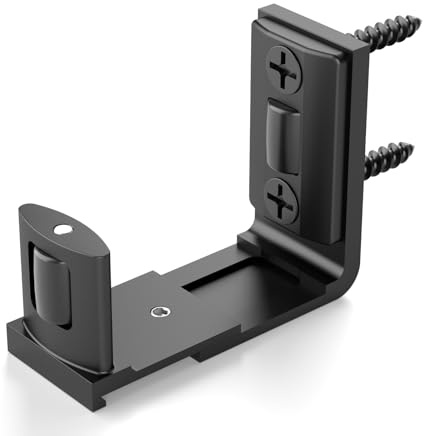 CCJH Premium Guida inferiore per porta scorrevole - Guida a U regolabile in altezza con fondo piatto e protezione antiruggine, montaggio a parete per Barn Doors, nero