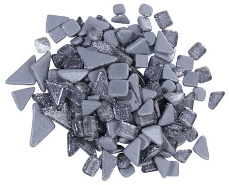 jojofuny 500G Pietre Mosaico Cristallo Fai da Te Superficie Liscia Resistente All Usura Decorazione per Casa e Arredamento