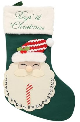 Wegiwuca Warme Und Komfortable Strick Weihnachtsstrumpf Bietet Santa Und Snowmans Tolles Modeaccessoire Für Den Urlaub