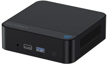 OUMAX Mini PC, Intel Twin Lake-N150(4C/4T, up to 3.6GHz)，Mini Desktop Computer 16GB DDR4 500GB M.2 SSD, Support 4K Dual Display/USB 3.2/WiFi 5/BT 5.0 for HTPC/Office/Business, Black