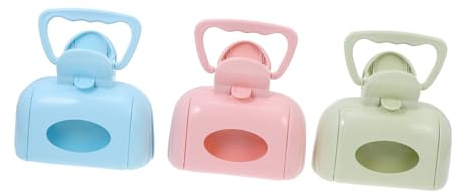 HEMOTON 3 pièces Ramasse-crottes pour Animaux avec Poignée Ergonomique Pelle Ramasse Chien Portable pour Déjections Outil Pratique pour Nettoyage Intérieur et Extérieur Protège Mains