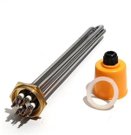 Elemento Calentador De Agua De Inmersión Eléctrico De 1 1/4, DN32, 1,25, 220 V, For Calentadores Solares De Agua De 3 KW, 6 KW, 9 KW Y 12 KW.(A,3KW 190mmL)