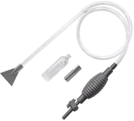 Aquarium Kiesreiniger Manueller Wasserwechsler Siphon | Kampffisch Aquarium Zubehör für Wasser Schildkröte Süßwasser Sand Bodengrund Steine Pflanzen Höhlen Deko Algen Fischen