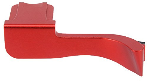 Haoge THB-M24R Metall-Blitzschuh-Daumen-Up-Handgriff für Leica M Typ240 M240, M-P Typ 240 M240P, M Typ262 M262, M-D Typ 262 Kamera, Rot, bessere Balance und Griffigkeit