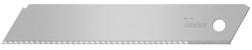 MARTOR 10 x STYROPORKLINGE, Ersatzklingen Cuttermesser, Sicherheitsmesser, 17,7 mm, Wellenschliff, Scharf, 1-fach Nutzbar, Stahl, NR. 379