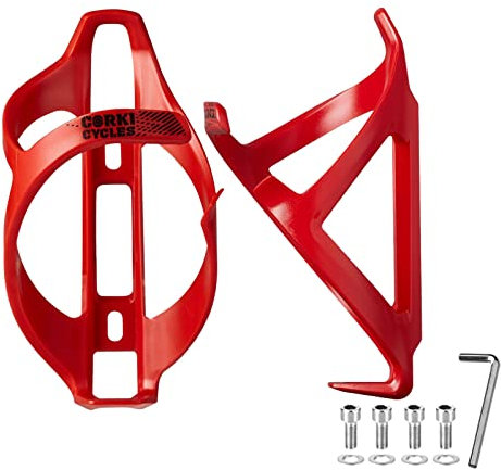 corki Lot de 2 Porte-Bouteilles pour vélo, Rouge
