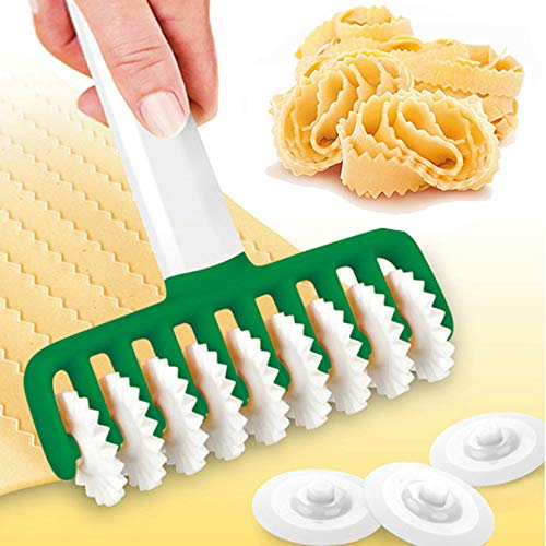 MZY1188 Multi-function Manual pasta grid roller press,Noodles Cutter Roller Dough Cutter Plastic Pasta Maker Pasta molds Kitchen Tool