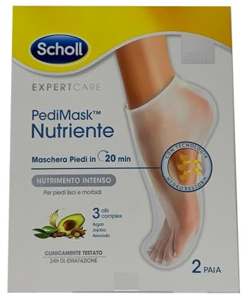 Dr. Scholl Pedimask närande fotmask 3 Olis Complex, 2 par