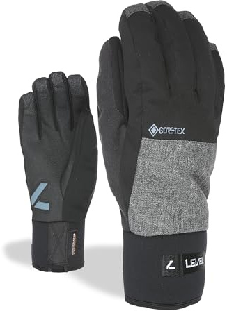 Level Matrix Gore-Tex - Guanti Sci e Snowboard Uomo con Polsino e Cinturino Regolabile, Guanti Invernali Termici Uomo Protettivi, Impermeabili e Traspiranti, Abbigliamento Neve Uomo per Sciare, 1 Paio