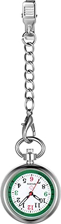 Avaner Pulsuhr Krankenschwesteruhr mit Clip: Schwesternuhr Nurse Watch Taschenuhr FOB Uhr Pflegeruhr Anloge Quarzuhr für Arzt Doktor Krankenschwester Medical