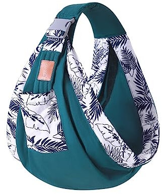 Baby Tragetuch,Bequem Babytrage für Neugeborene ab Geburt,Verstellbare Babytrage,Babytragen Babytragetücher Tragetuch Wickeln mit Dicken Schultergurten für Baby Tragetuch Kleinkinder bis 20Kg