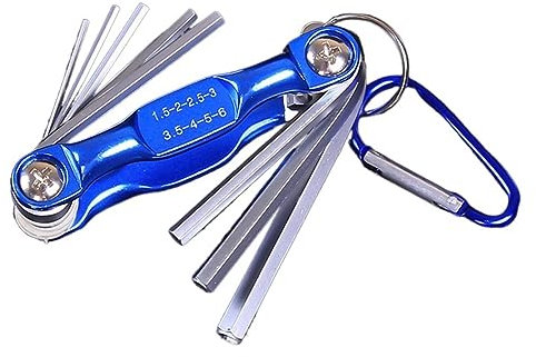 JMorCO Torque Wrench Screwdriver Hex Key Wrenches Allen Keys Hand Tool Portable Set with Folding Hex Wrench Metal Metric Allen Wrench Set Hexagonal