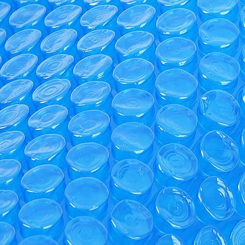 GAOMON 12x24 Solar Pool Covers for Inground Pools and Above Ground Pool, 12Mil Rectangle Sun Heater for Swimming Pool, Heat Retaining Blanket for Water 1200 Series (Blue, 12ft x 24ft)