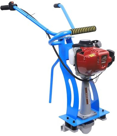 4-Takt Vibrationsmaschine Zement Vibrator Estrich + Verstellbarer Griff,Verstellbarer Betonverdichter 9500-10000 Times/Min Beton Vibrationsmaschine,für Baustellen