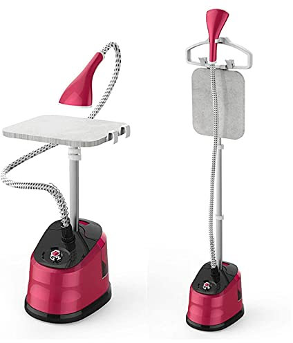 Vaporizzatore verticale per indumenti 1800 W Vaporizzatore professionale per indumenti pesanti per rimozione rapida delle rughe commerciali con ferro da stiro a vapore portatile con asse da stiro, ro